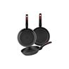 PACK 3 SARTENES ALUMINIO FORJADO 18/22/26CM SUNSET MONIX - M249001