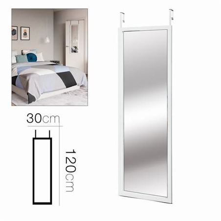 ESPEJO PARA PUERTA BLANCO 30X120 URBAN LIVING - 24062.