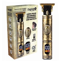 CORTAPELO METAL BARBERO TIJERAS RECARGABLE CON PANTALLA DIGIVOLT - CP8630