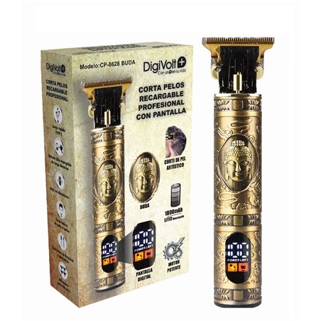 CORTAPELO METAL BUDA RECARGABLE CON PANTALLA DIGIVOLT - CP8628