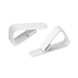 SET 10 PINZAS SUJETAMANTELES PLASTICO BLANCO ALGON - BA01054375281.