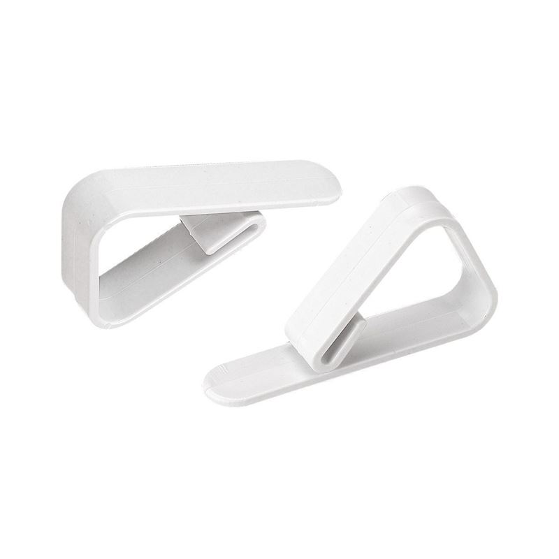 SET 10 PINZAS SUJETAMANTELES PLASTICO BLANCO ALGON - BA01054375281.