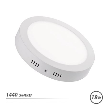 DOWNLIGHT CIRCULAR SOBRE PARED LED 18W LUZ BLANCA ELBAT - EB0324
