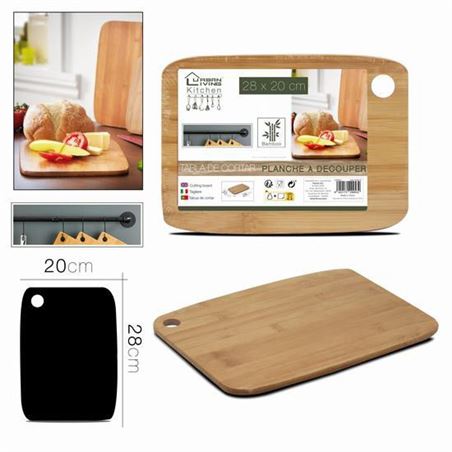 TABLA DE CORTAR DE BAMBU 28X20CM URBAN LIVING - 229953.