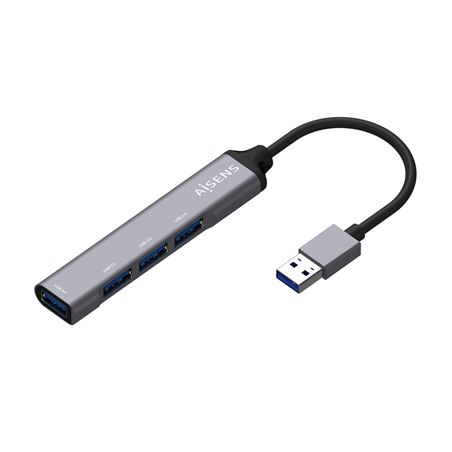 HUB 4 PUERTOS USB 3.0 ALUMINIO AISENS - A106-0540-1