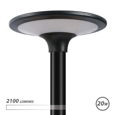 FAROLA LED SOLAR 20W 2100LM 4000K ELBAT - EB0491