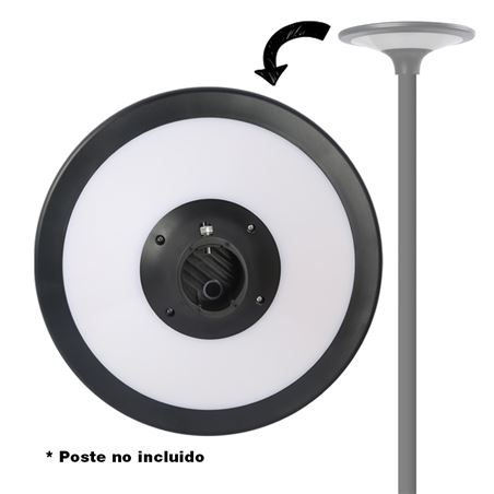 FAROLA LED SOLAR 20W 2100LM 4000K ELBAT - EB0491-1