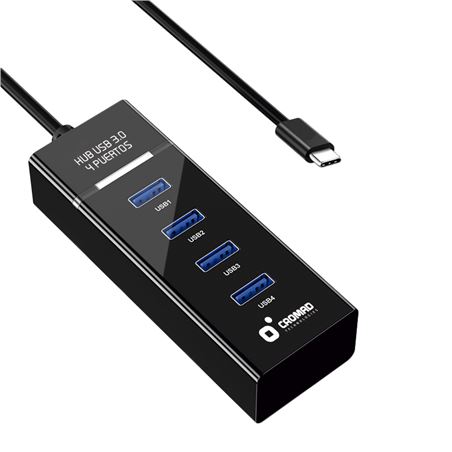 HUB TIPO C USB 3.0 4 PUERTOS CROMAD - CR1120
