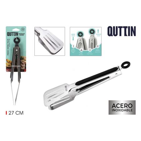 PINZAS DE COCINA 27CM ACERO INOX QUTTIN - BQ05010772929.