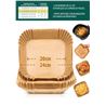PACK 20 BASES PAPEL PARA AIRFRYER 24X24CM ALGON - BA01043675852.