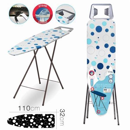 TABLA DE PLANCHAR SUPER 110X32 BURBUJAS URBAN LIVING - 28080.