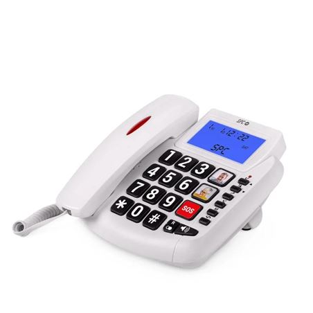 TELEFONO FIJO PERSONAS MAYORES COMFORT VOLUME 2 BLANCO SPC - 3296B