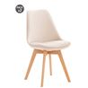 PACK 2 SILLAS DESIGN D400 TELA BEIGE MUVIP - MV0495