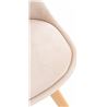 PACK 2 SILLAS DESIGN D400 TELA BEIGE MUVIP - MV0495-2