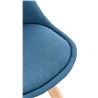 PACK 2 SILLAS DESIGN D400 TELA AZUL OSCURO MUVIP - MV0496-2