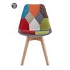 PACK 2 SILLAS DESIGN D400 TELA PATCHWORK MUVIP - MV0498