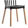PACK 2 SILLAS DESIGN D800 NEGRAS MUVIP - MV0501-1