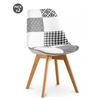 PACK 2 SILLAS DESIGN D400 TELA PATCHWORK MUVIP - MV0497