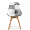 PACK 2 SILLAS DESIGN D400 TELA PATCHWORK MUVIP - MV0497-1