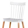 PACK 2 SILLAS DESIGN D800 BLANCAS MUVIP - MV0500-2