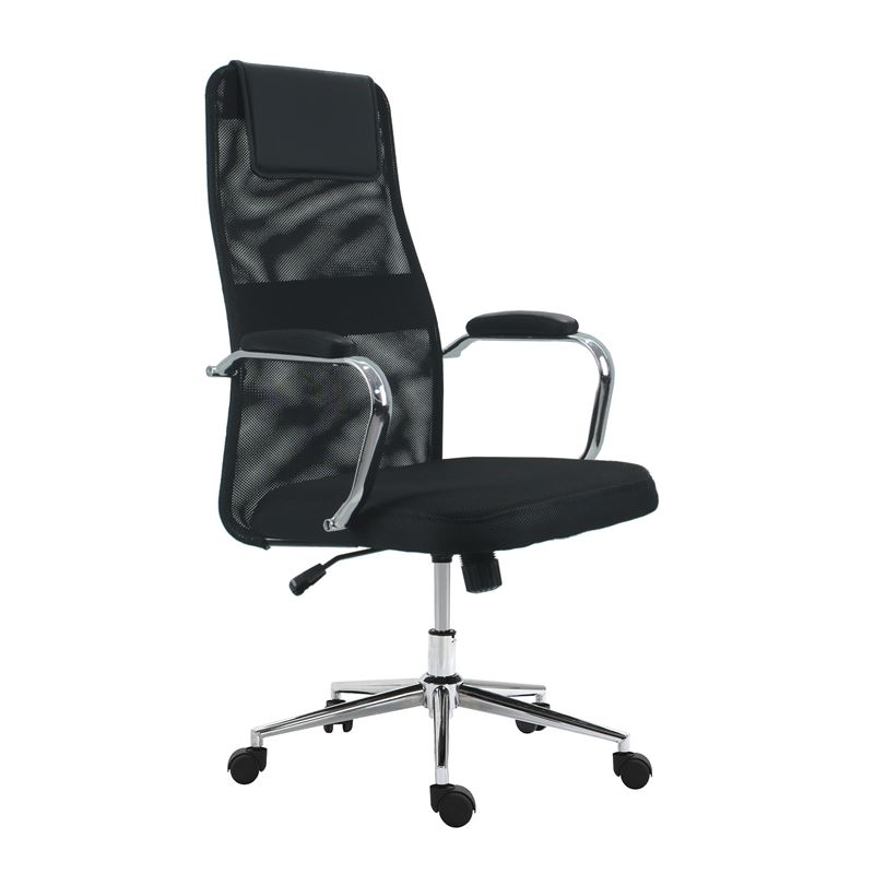 SILLA OFICINA OF2000 NEGRO MUVIP - MV0524