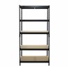 ESTANTERIA METÁLICA NEGRA 5 BALDAS 183X90X45CM BLIM - BL0398-1