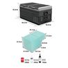 NEVERA PORTATIL CON COMPRESOR LG 107 LITROS DOBLE ZONA MUVIP - MV0515ESP