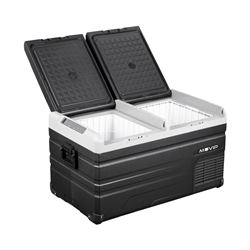 NEVERA PORTATIL CON COMPRESOR LG 72 LITROS DOBLE ZONA MUVIP - MV0513