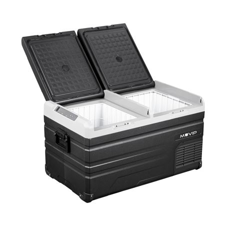 NEVERA PORTATIL CON COMPRESOR LG 72 LITROS DOBLE ZONA MUVIP - MV0513