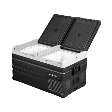 NEVERA PORTATIL CON COMPRESOR LG 72 LITROS DOBLE ZONA MUVIP - MV0513-1