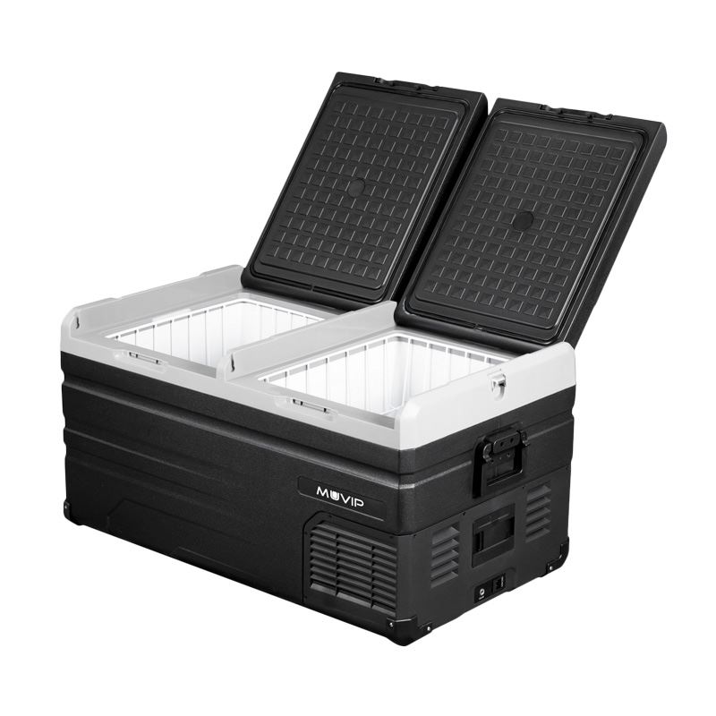 NEVERA PORTATIL CON COMPRESOR LG 90 LITROS DOBLE ZONA MUVIP - MV0514