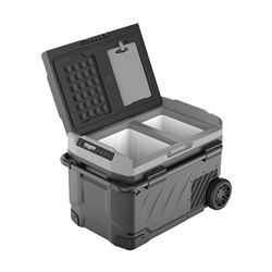 NEVERA DE COMPRESOR PORTATIL CON RUEDAS 40 LITROS 60W DOBLE ZONA MUVIP - MV0516