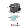 NEVERA DE COMPRESOR PORTATIL CON RUEDAS 40 LITROS 60W DOBLE ZONA MUVIP - MV0516ESP