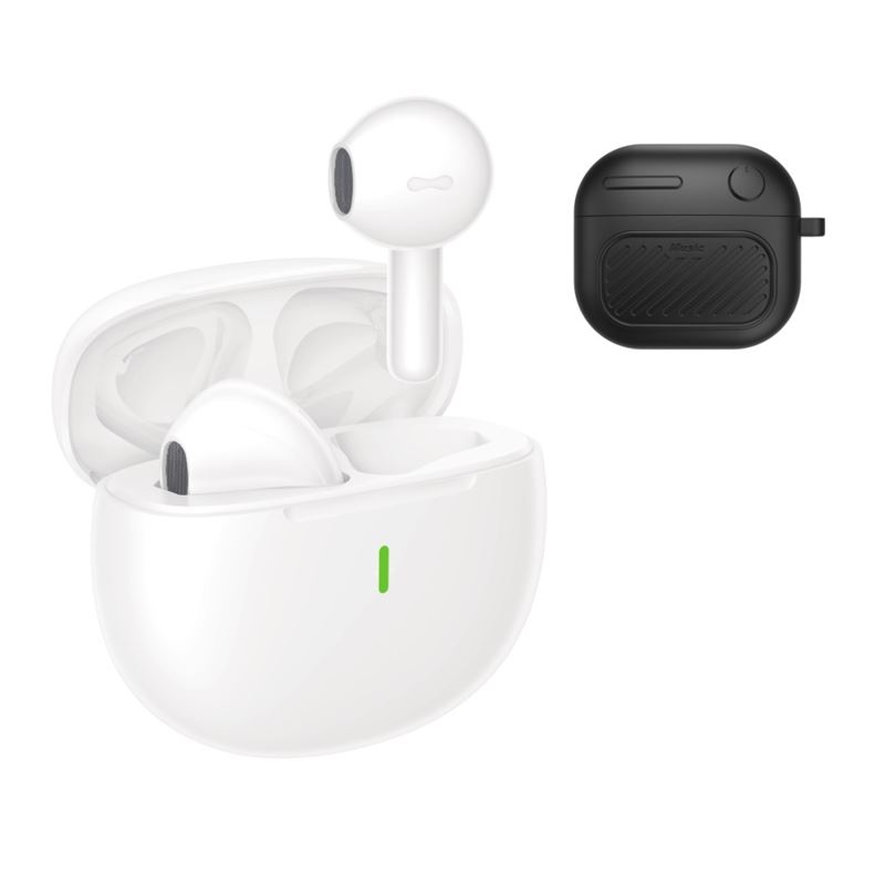 AURICULARES TWS X26 | FUNDA DE SILICONA + CORDÓN | NEGRO XO - XOX26BK