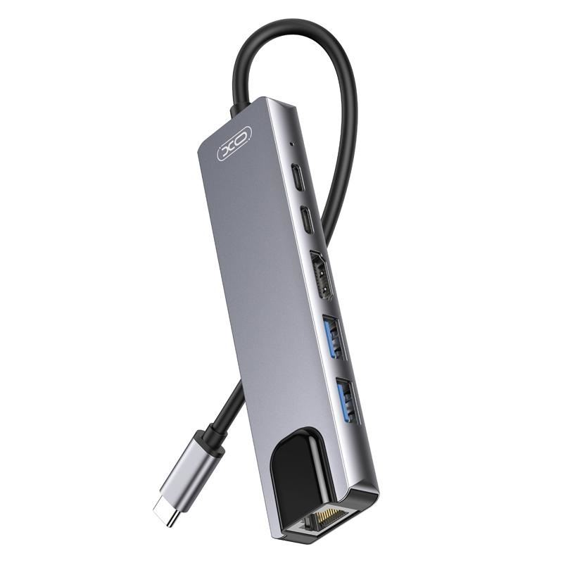 ADAPTADOR TIPO C HUB013 6 EN 1 XO - XOHUB013