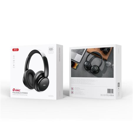 AURICULAR BLUETOOTH BE40 | CANCELACIÓN DE RUIDO | 40 HORAS AUT. | NEGRO XO - XOBE40BK-3