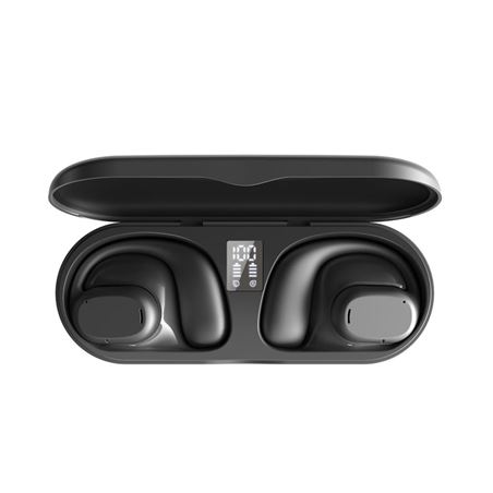 AURICULARES TWS X25 | PANTALLA DIGITAL + CONDUCCIÓN DE AIRE | NEGROS XO - XOX25BK-1