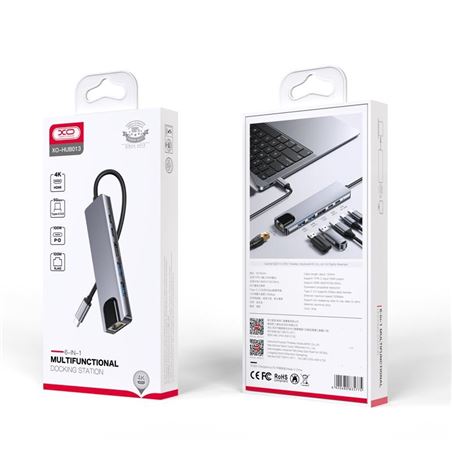 ADAPTADOR TIPO C HUB013 6 EN 1 XO - XOHUB013-1