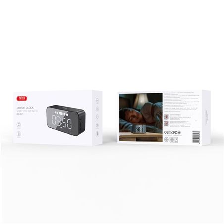 ALTAVOZ BLUETOOTH MIRROR CLOCK F41 XO - XOF41-5