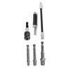 JUEGO 6 PCS ADAPTADORES LLAVE DE VASO + EXTENSIONES MADER - 61725