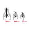 JUEGO 3PCS SACA RODAMIENTOS 3 PUNTOS 75mm, 100mm, 150mm MADER - 61113