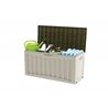 BAUL RESINA MARRON BEIGE 340LITROS 57X118X53CM - 76167