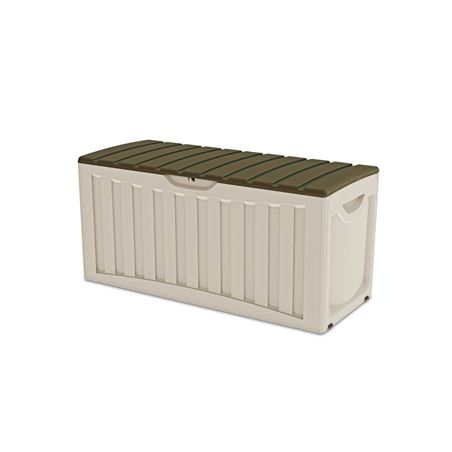 BAUL RESINA MARRON BEIGE 340LITROS 57X118X53CM - 76167-1