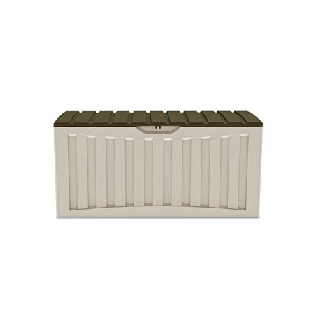 BAUL RESINA MARRON BEIGE 340LITROS 57X118X53CM - 76167-2