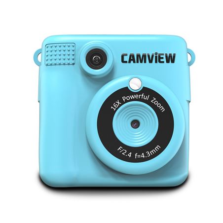 CÁMARA PHOTO CREATOR DE IMPRESIÓN INSTANTÁNEA ALL IN ONE AZUL CAMVIEW - CV0239-1