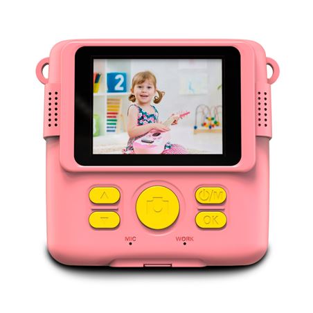 CÁMARA PHOTO CREATOR DE IMPRESIÓN INSTANTÁNEA ALL IN ONE ROSA CAMVIEW - CV0240-3