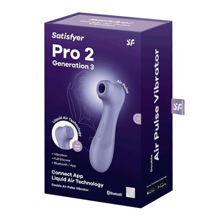 SATISFYER PRO 2 GEN 3 LIQUID AIR LILA APP SATISFYER - 4061504051864-2