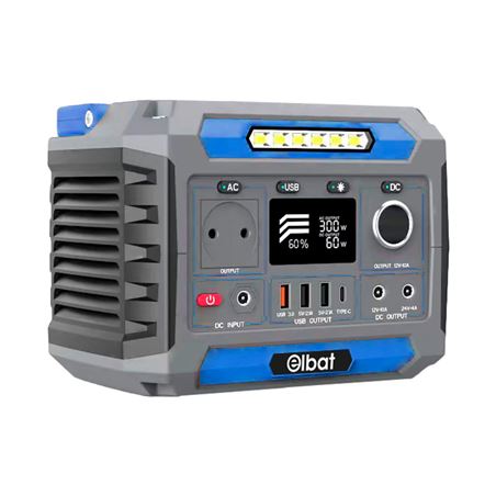 ESTACIÓN DE ENERGÍA PORTÁTIL 300W - 78.000MAH ELBAT - EB0497