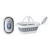 CESTA PARA LA ROPA PLEGABLE CON ASAS - 77744