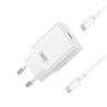 CARGADOR DE CORRIENTE L126 20W TIPO C + CABLE TIPO C XO BLANCO - XOL126TC